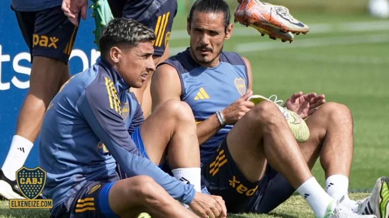 Buenas noticias en Boca: Cavani, Merentiel y Zenón volvieron a entrenar