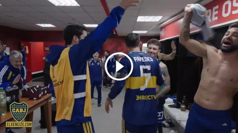 ¡Fiesta total! Los festejos de los jugadores de Boca con los hinchas y en el vestuario del Morumbí